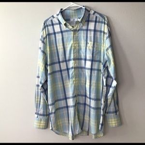Southern Tide , performance button front shirt , L
